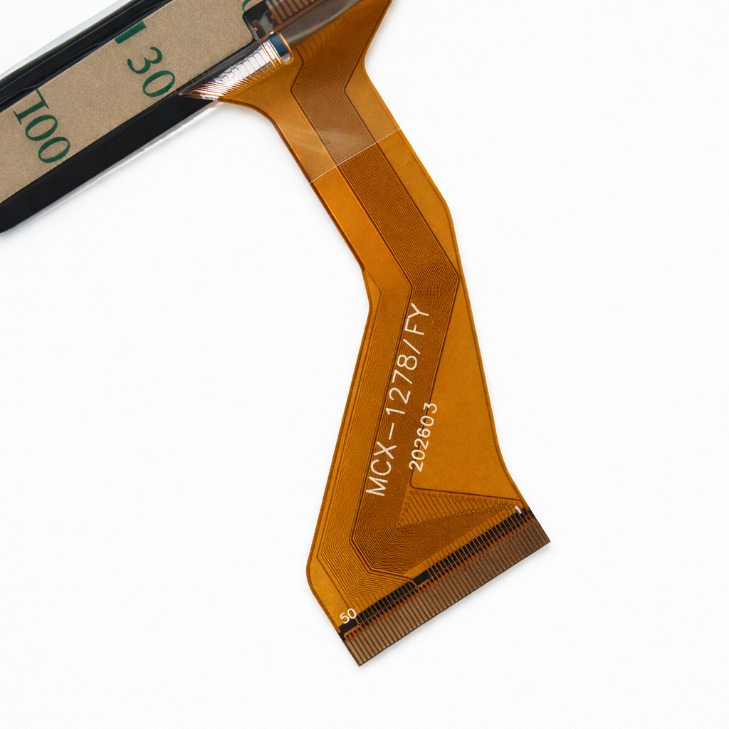 MCX-1278 tablet touch screen cable and ribbon connector detail