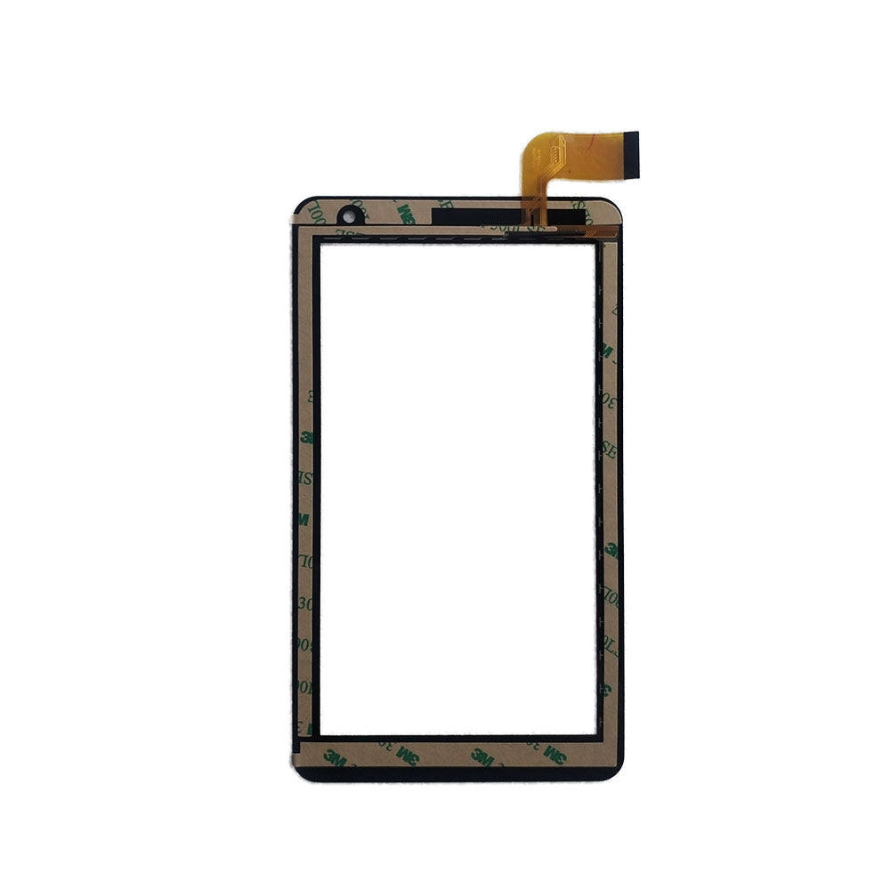 Rear side of the 7 inch touch screen digitizer for MJK-1362-FPC showing cable orientation