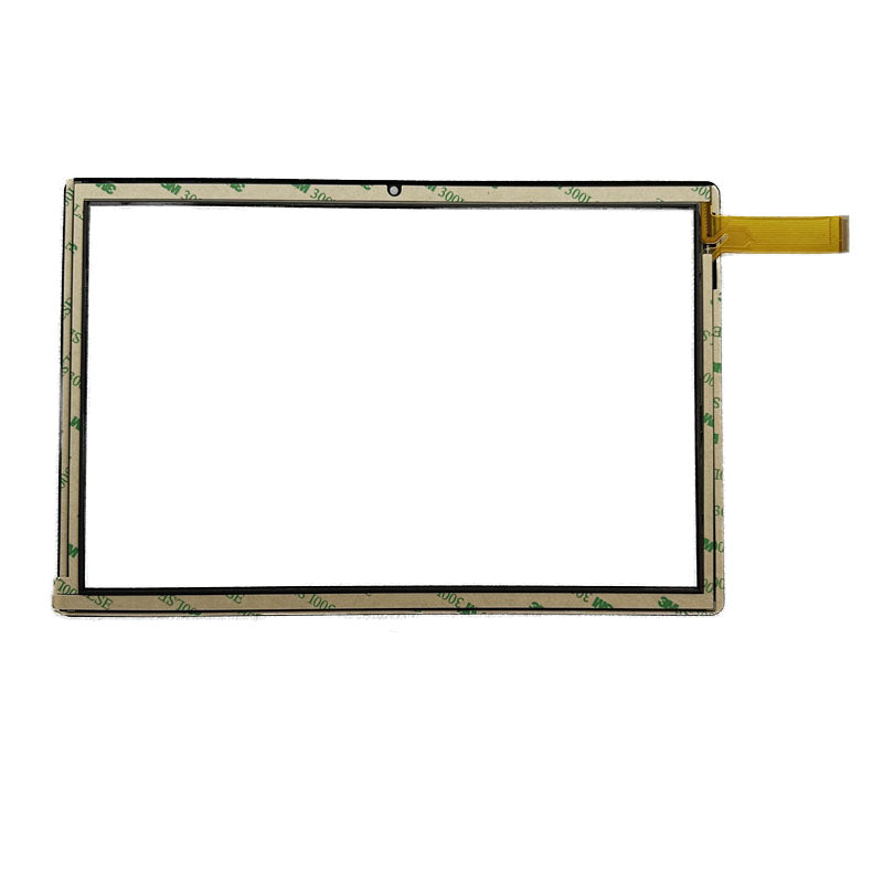 Back view of 10.1" MJK-PG101-1716 FPC touch glass with adhesive tape