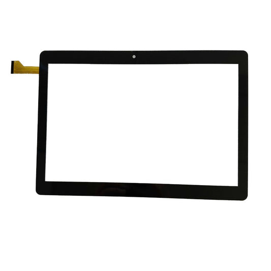 Front view of 10.1 inch replacement touch screen digitizer glass for Modio M25 tablet