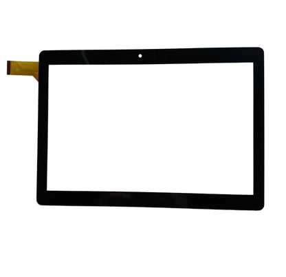 Front view of 10.1 inch replacement touch screen digitizer glass for MS1593-FPC tablet