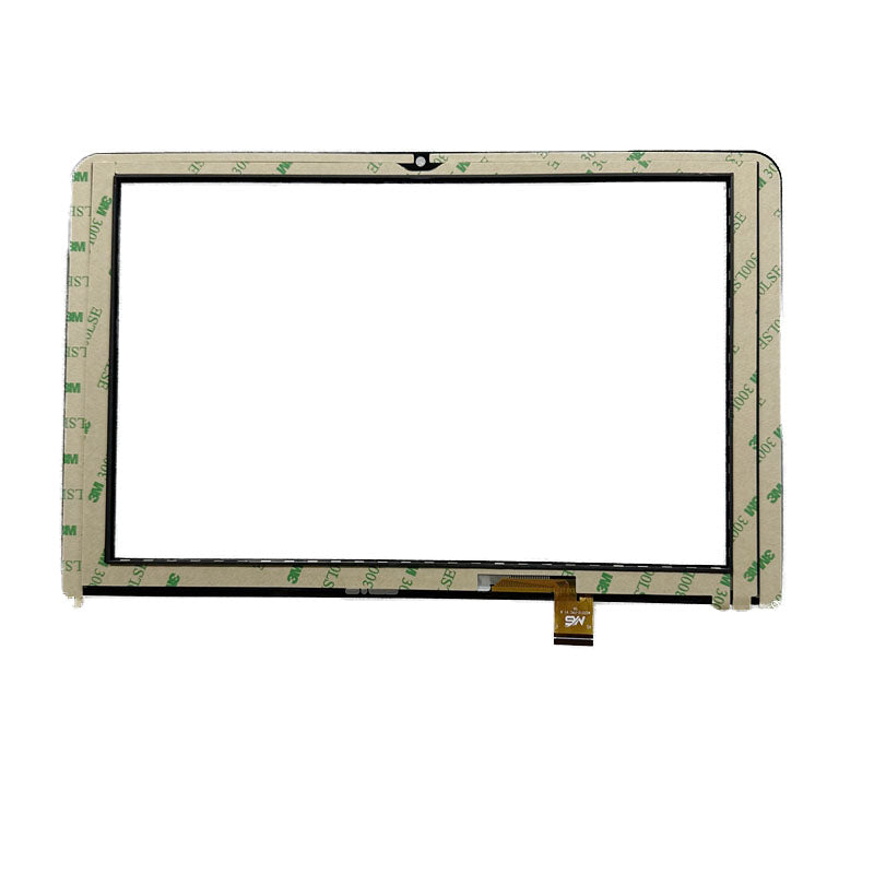 Back view of 10.1" MS2212-FPC V1.0 touch glass with adhesive tape