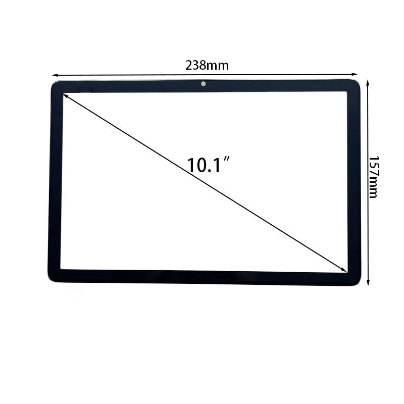 Front view of 10.1" touch screen digitizer for N-one NPad Air TAB001