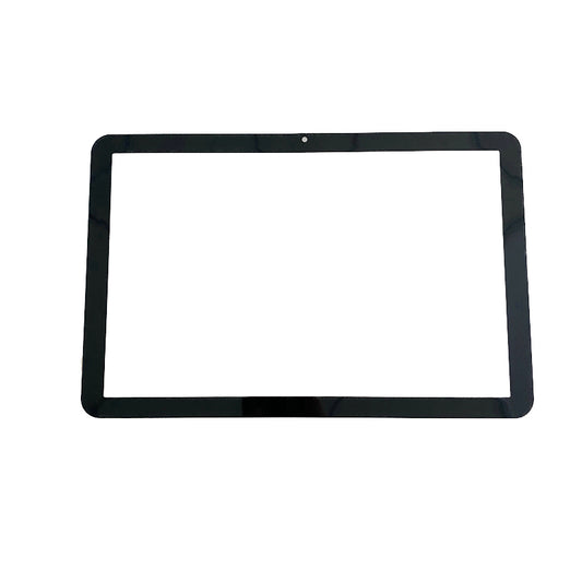 Front view of 10.1 inch replacement touch screen digitizer glass for Okulaku F10 tablet