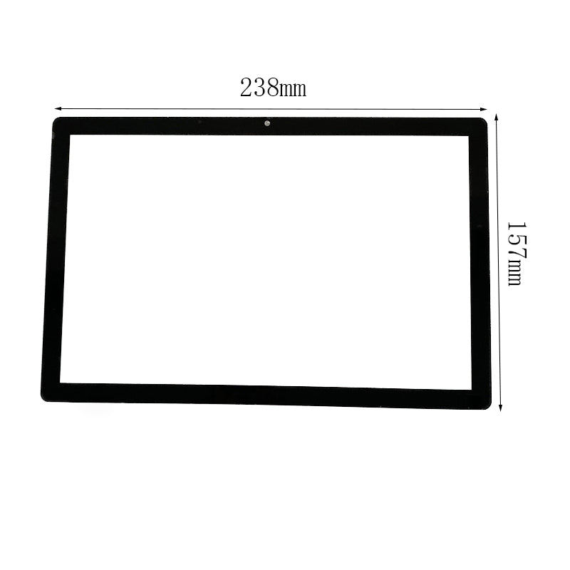 Front view of 10.1 inch replacement touch screen digitizer glass for Ordissimo Celia ART0418 tablet