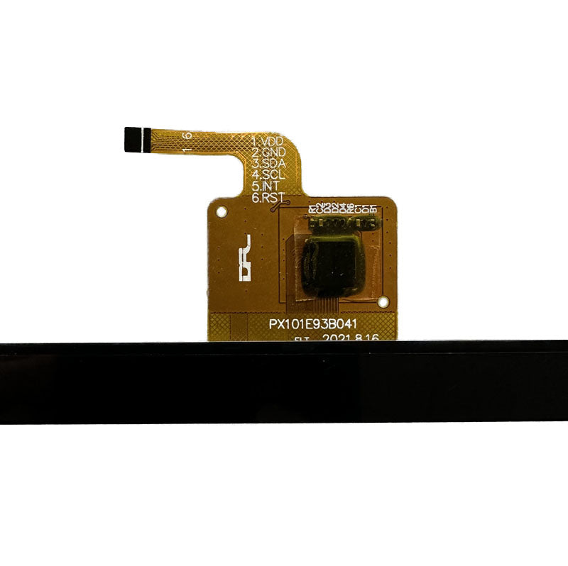 Close-up view of the internal flex cable showing PX101E93BB061 printed text to verify pin configuration and version