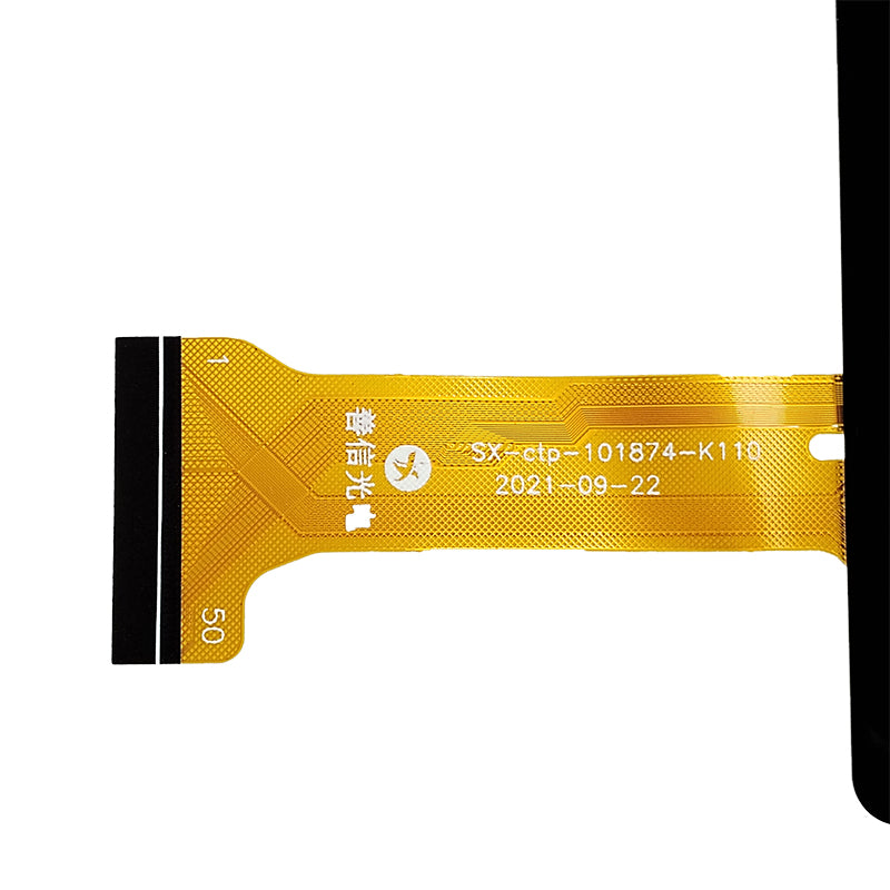SX-CTP-101874-K110 touch panel flex cable ribbon connector detail
