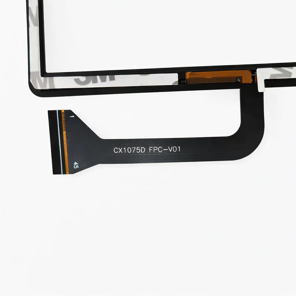 Touch flex ribbon cable code close up CX1075D FPC-V01
