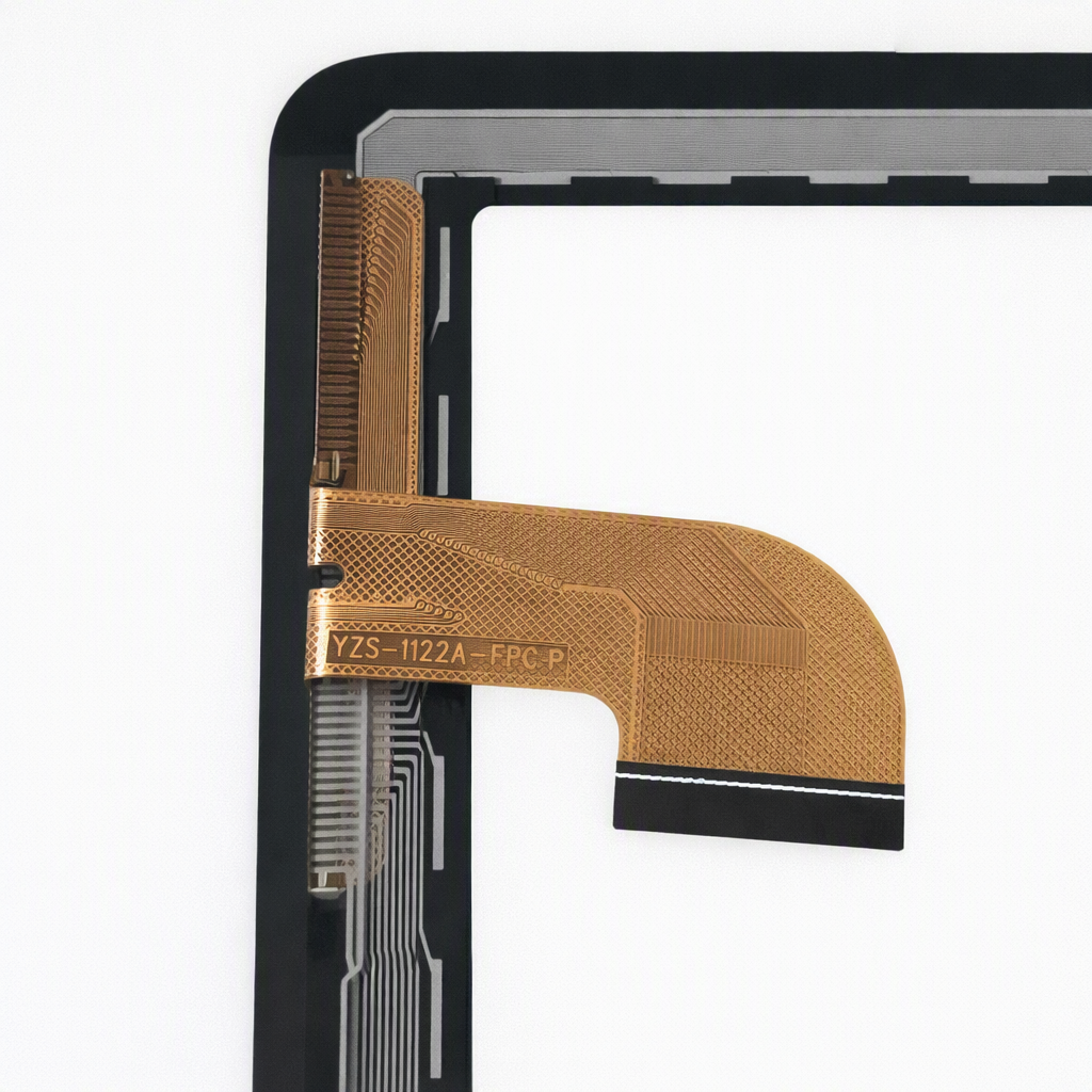 Touch flex ribbon cable code close up YZS-1122A-FPC