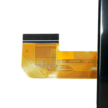 Close-up of the flex cable for XC-GG1010-729FPC-A2 to verify the part number, pins, and hardware version