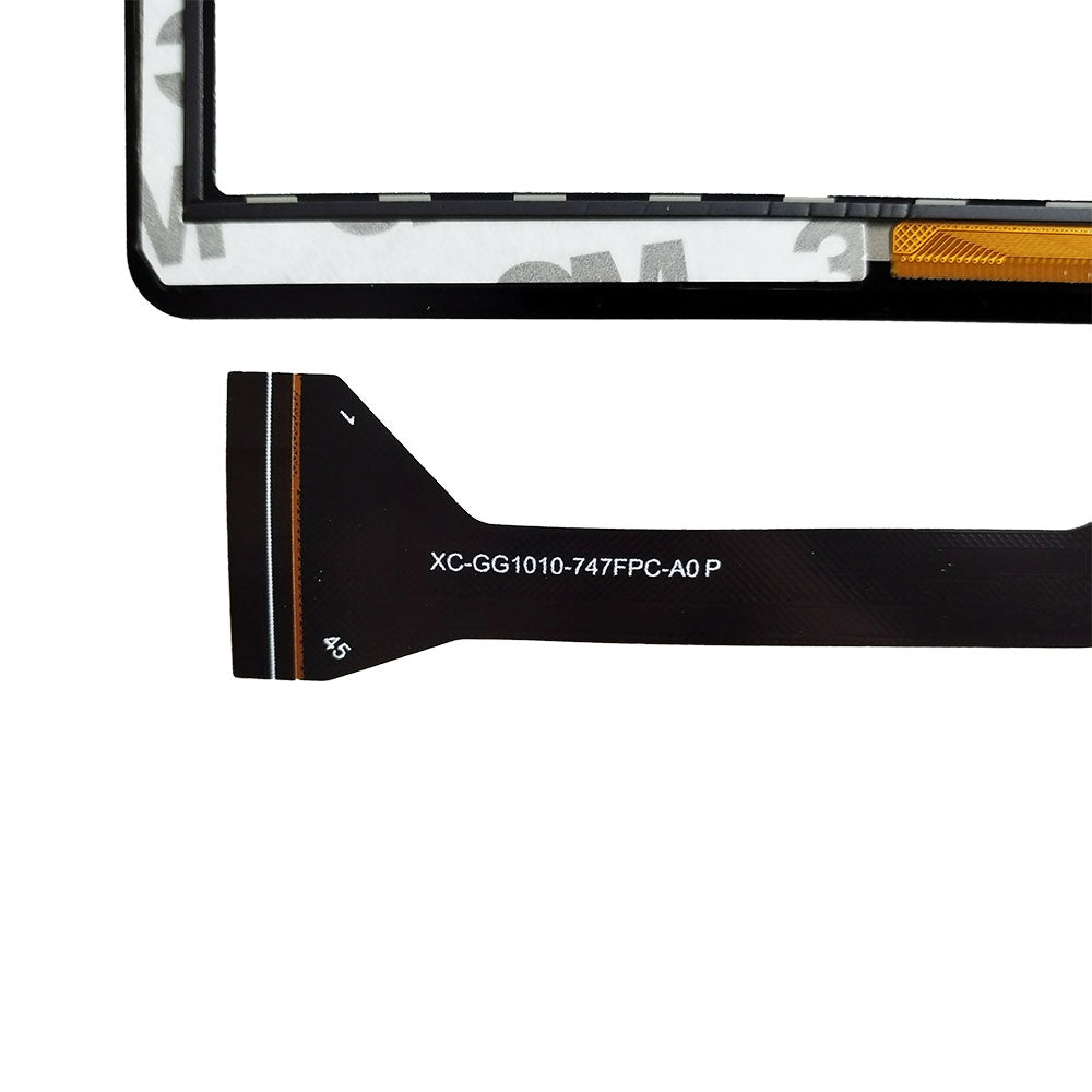 Close-up view of the internal flex cable showing the XC-GG1010-747FPC-A0 code to verify connector pins and hardware version