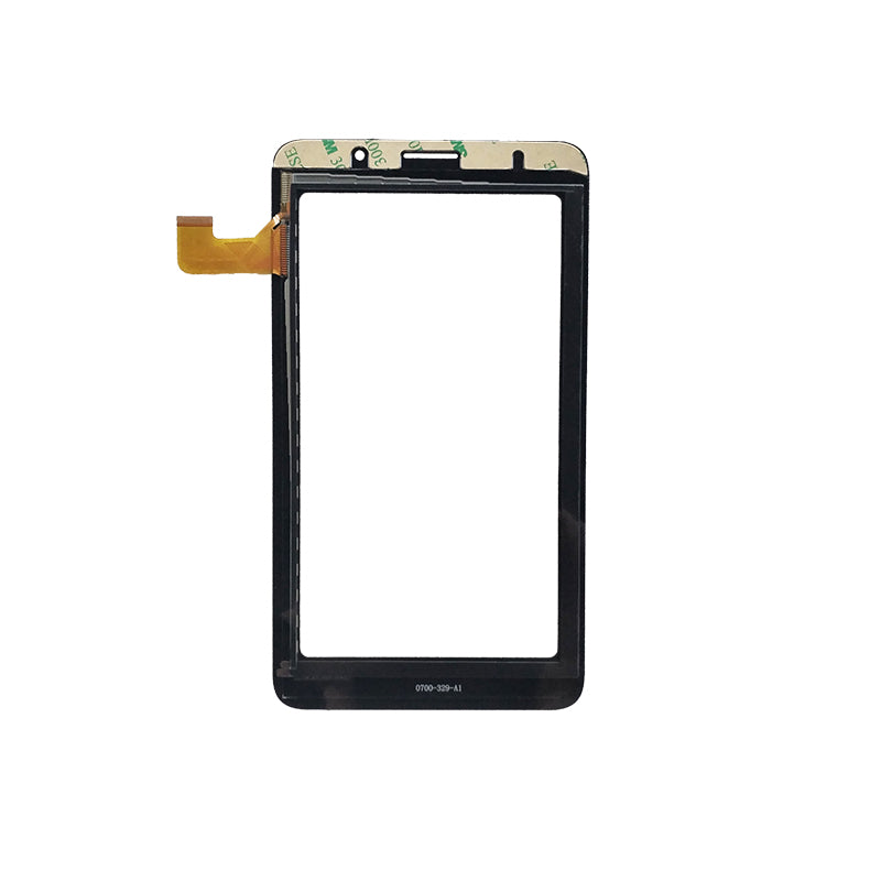 ack view of 7" touch glass for XC-PG0700-329-FPC-A1 with adhesive tape