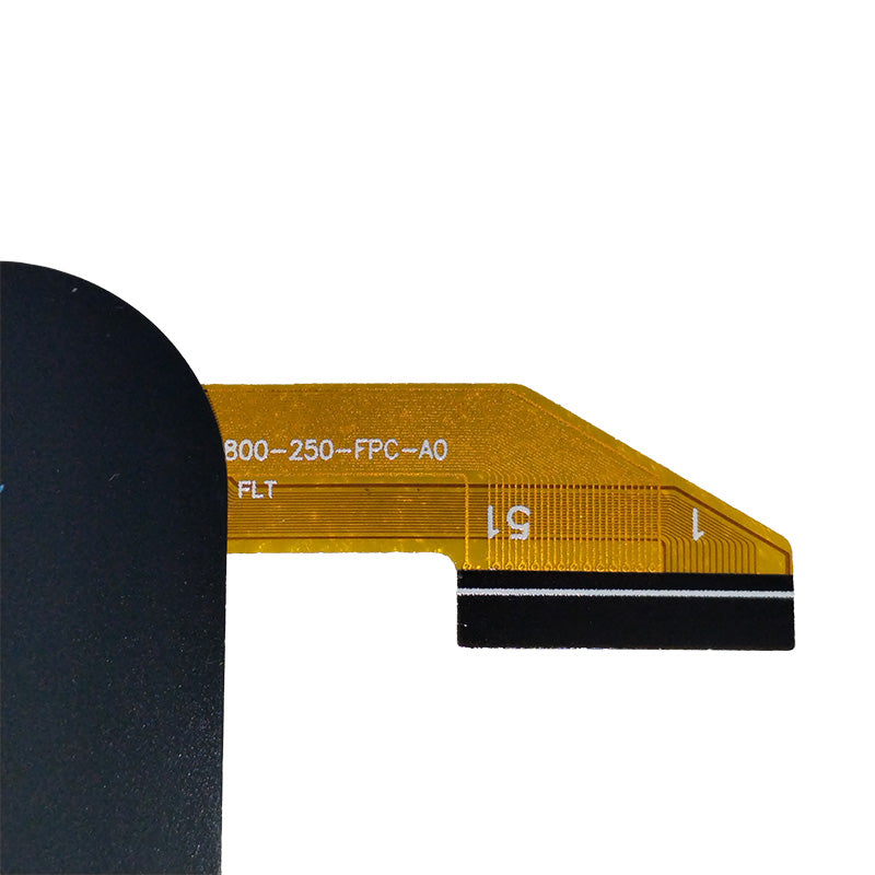 XC-PG0800-250-FPC-A0 touch panel flex cable ribbon connector detail