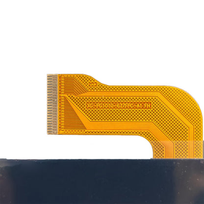 Close-up view of the internal flex cable showing the XC-PG1010-637FPC-A1 code to verify connector pins and hardware version