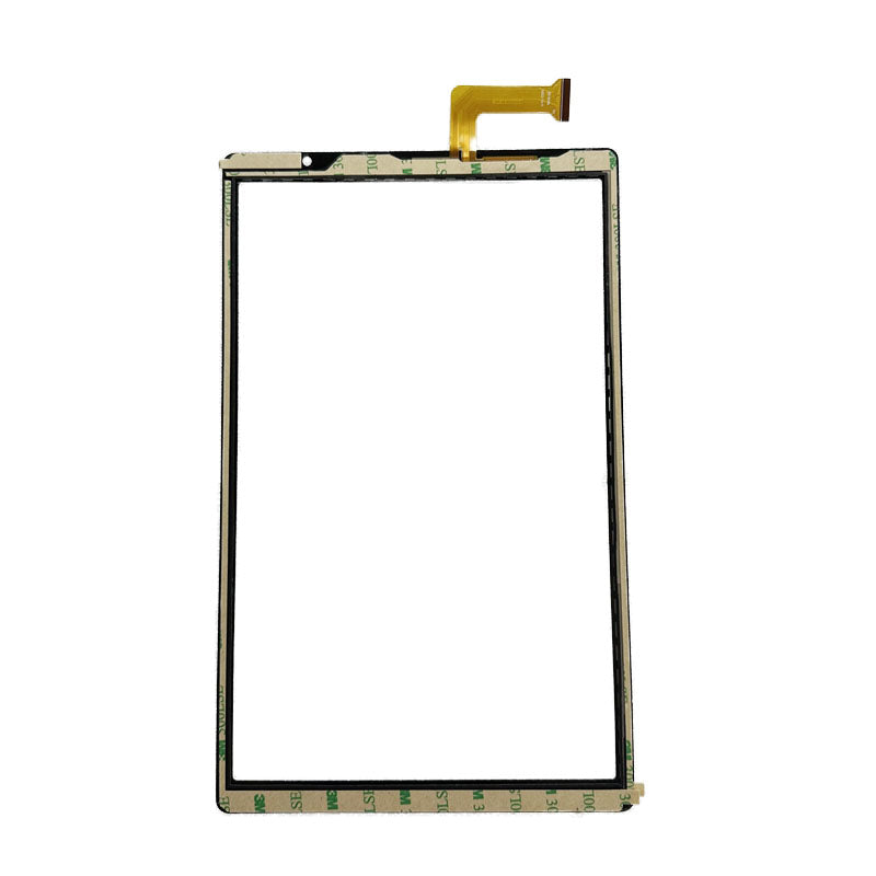 Rear side of the 10.1 inch touch screen digitizer for XLD101372-V0 showing ribbon cable layout