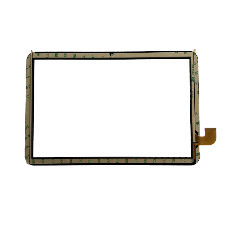 Rear side of the 10.1 inch touch screen digitizer for YC-PG1068-A0 showing cable orientation
