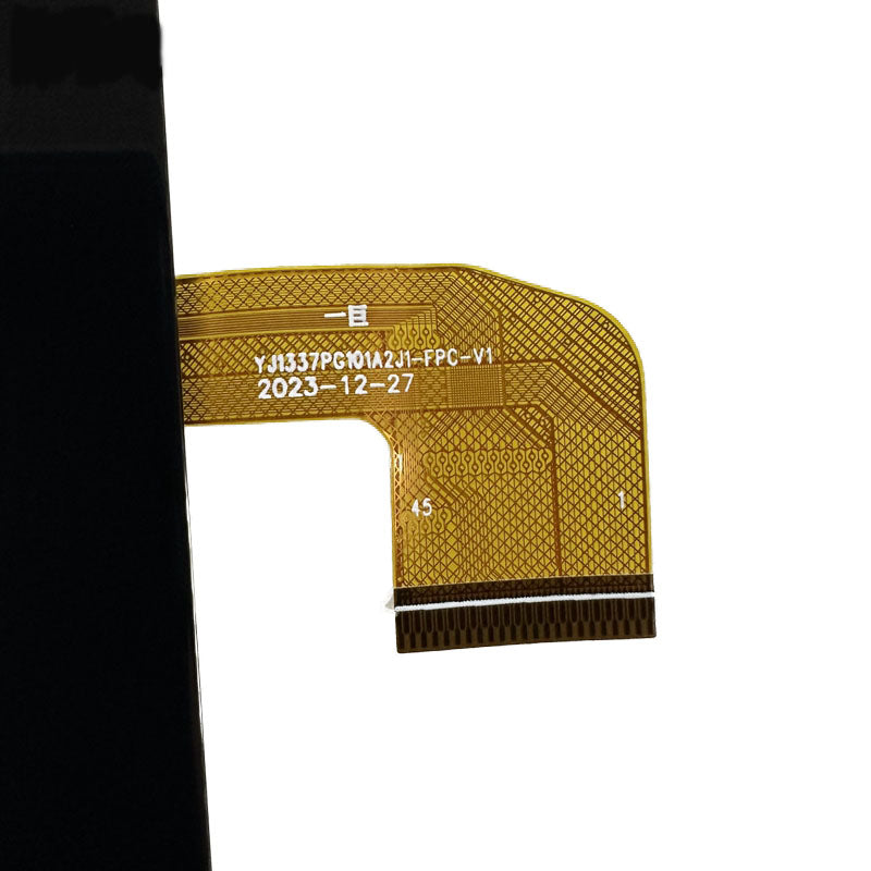 YJ1337PG101A2J1-FPC-V1 cable markings and ribbon connector detail