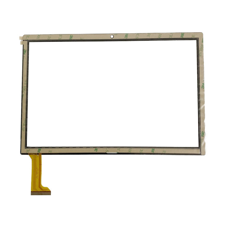Rear side of the 10.1 inch touch screen digitizer for YJ1850GG101A2J1-FPC showing ribbon cable layout