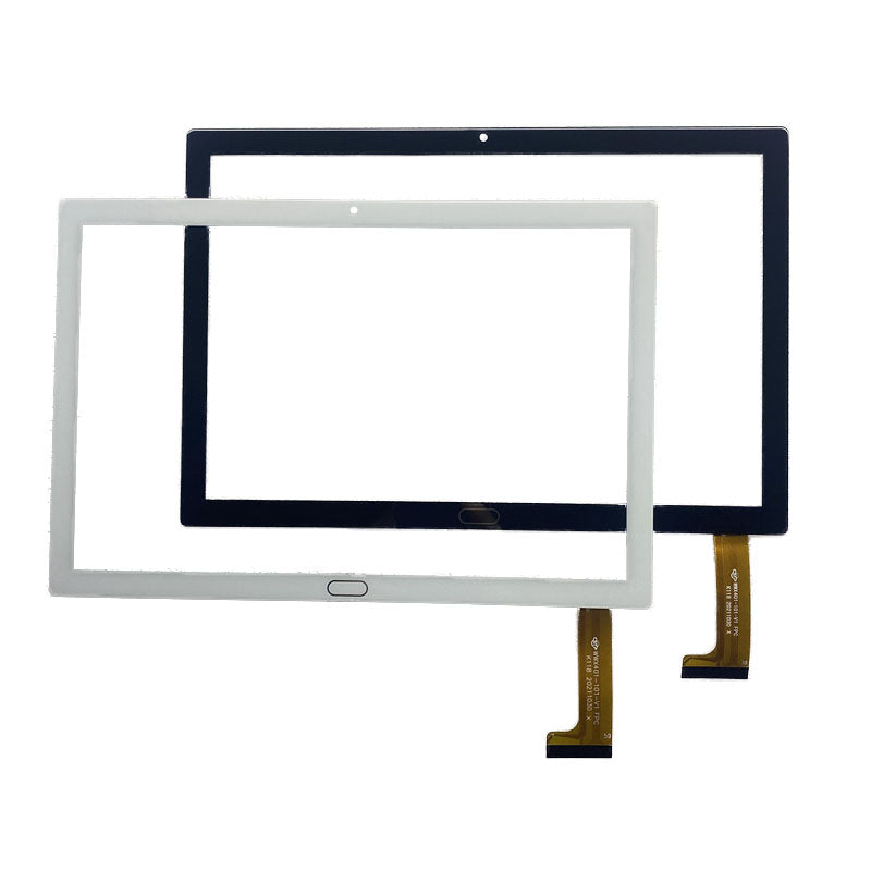 Front view of 10.1 inch replacement touch screen digitizer glass for YJ1850GG101A2J1-FPC tablet