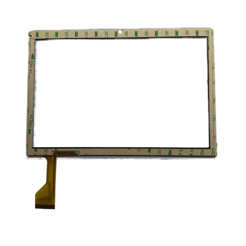 Back view of YJ1858PG101A2-FPC-V0 touch glass with adhesive tape