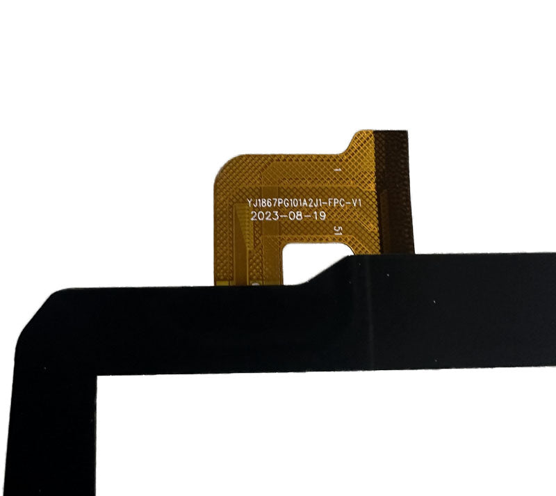 YJ1867PG101A2J1-FPC-V1 cable markings and ribbon connector detail