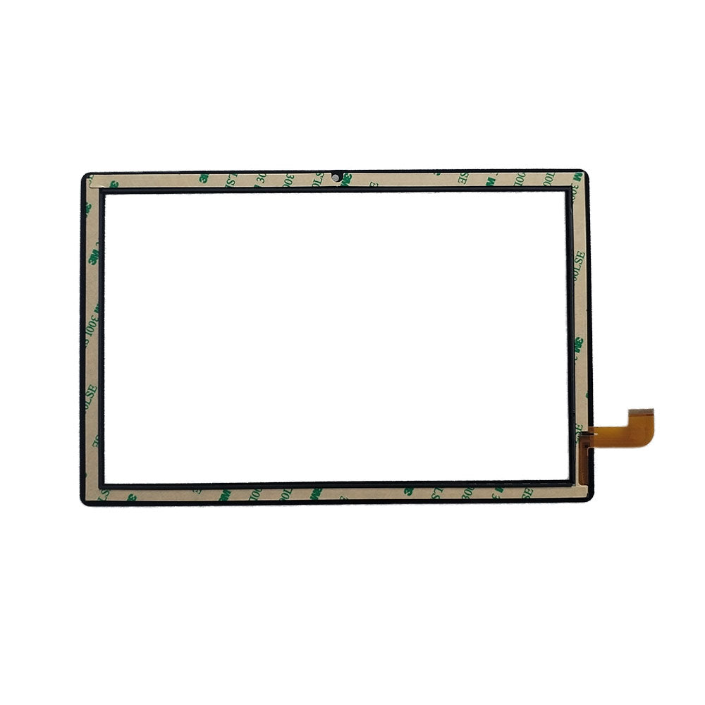Rear side of the 10.1 inch touch screen digitizer for Yotopt Y61 Y61-EEA showing cable orientation