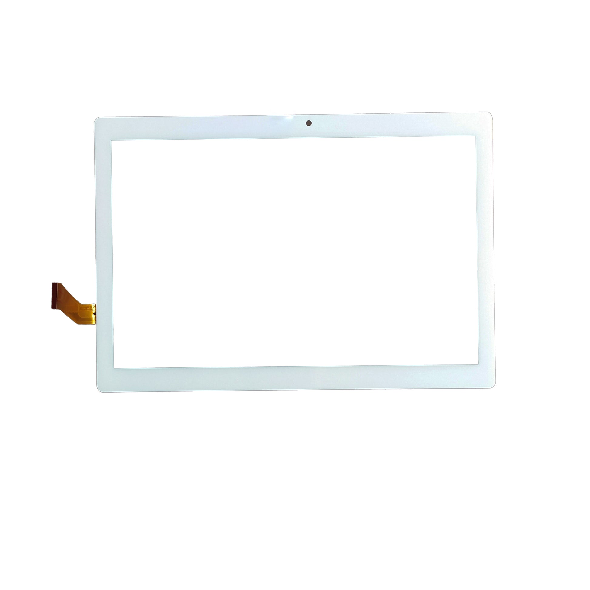 Front view of 10.1" touch screen digitizer for YZS-1080-FPC-V0