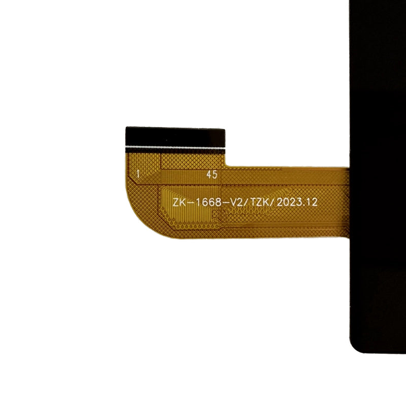 Close-up of Flex Cable Connector for ZK-1668-V2 Digitizer, 10.1" Tablet Repair Part