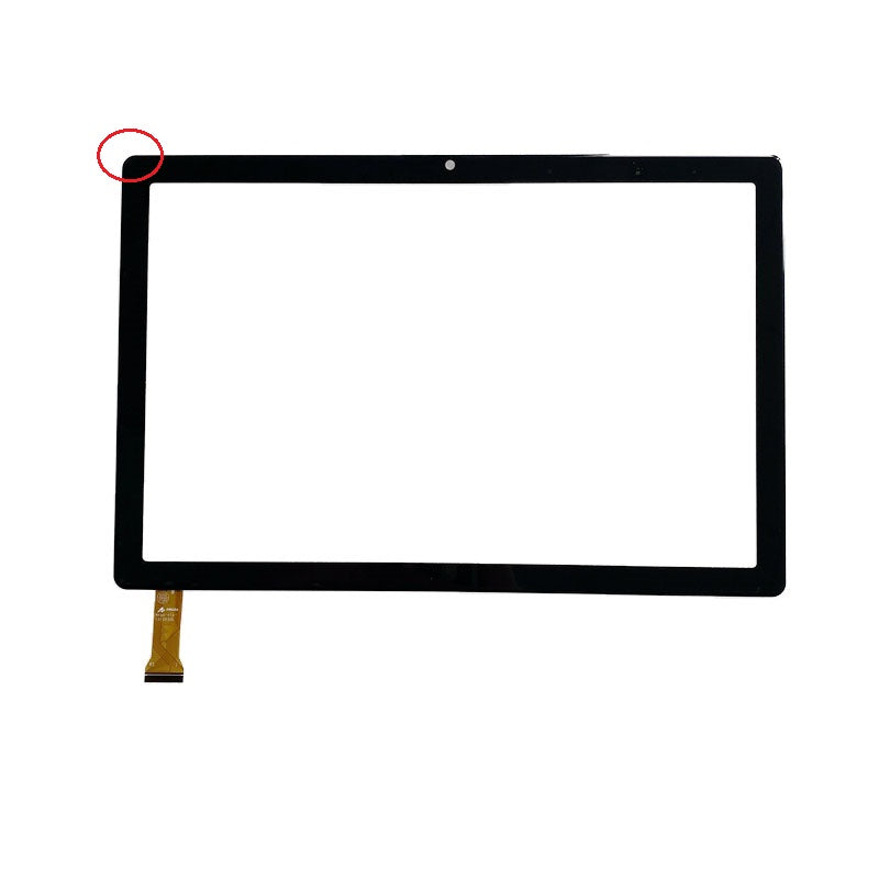 Front view of 10.1 inch replacement touch screen digitizer glass for ZONMAI MX2 tablet