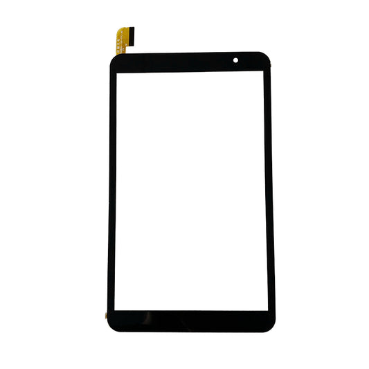 Front view of 8" touch screen digitizer for XC-PG0800-100-FPC-A0