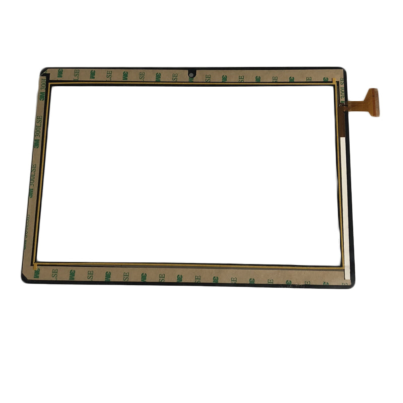 Rear side of the touch screen digitizer for ALLDOCUBE U1006 showing cable orientation and layout
