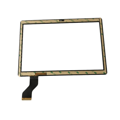 Back view of 10.1" touch glass for ANGS-CTP-101297 with adhesive tape