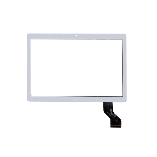 Front view of 10.1 inch replacement touch screen digitizer glass for Angs-ctp-101306 tablet.