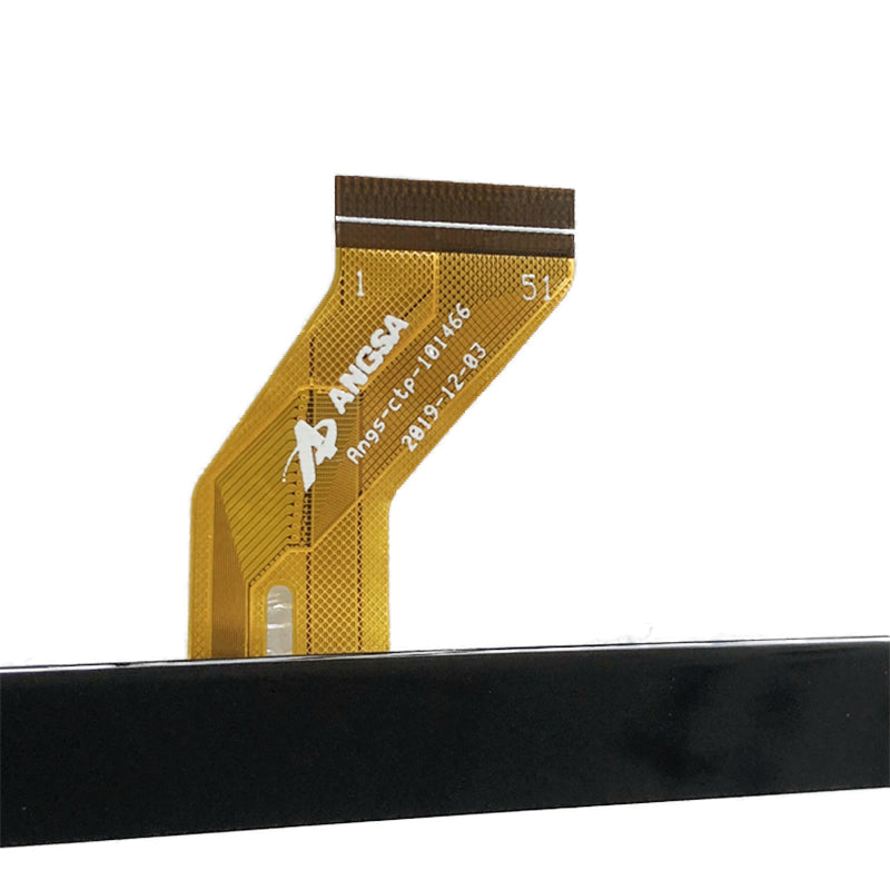 ANGS-CTP-101466 touch panel flex cable and ribbon connector detail