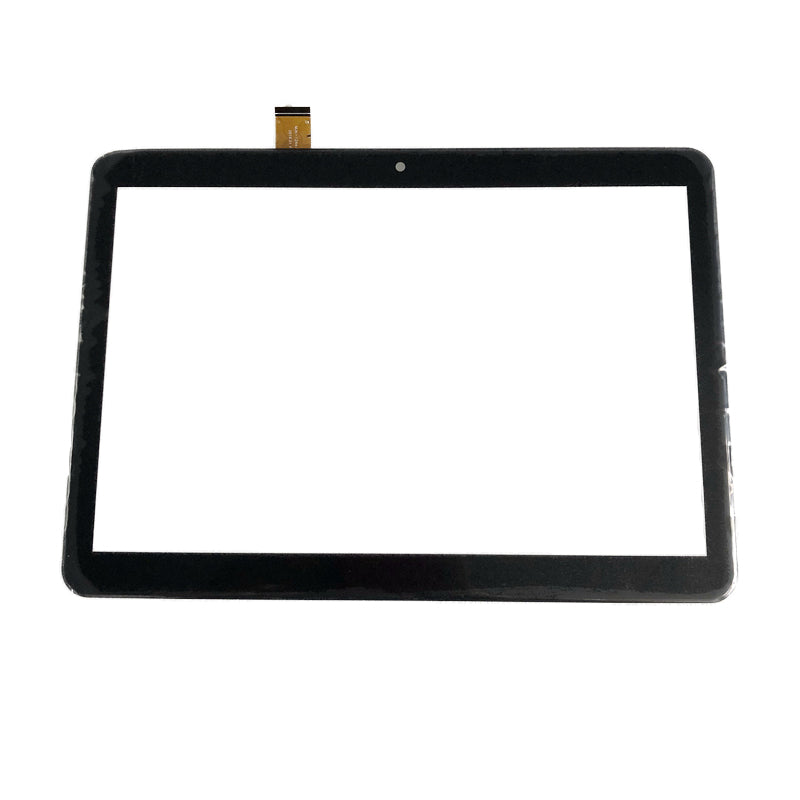 Front view of 10.1 inch replacement touch screen digitizer glass for DP101740-F2-A and MJK-1244-FPC