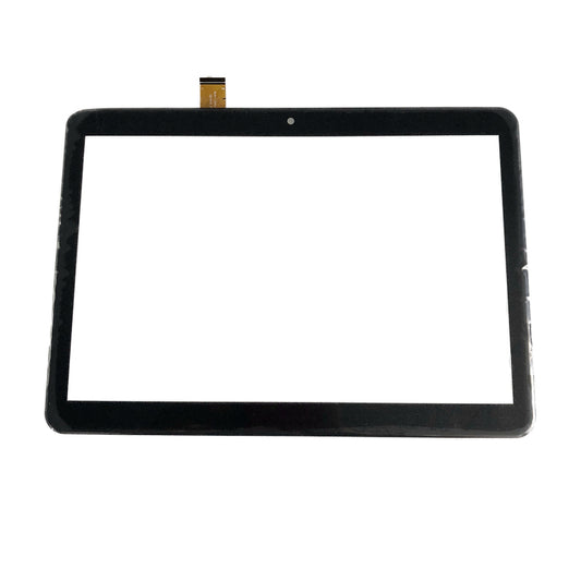 Front view of 10.1 inch replacement touch screen digitizer glass for DP101740-F2-A and MJK-1244-FPC