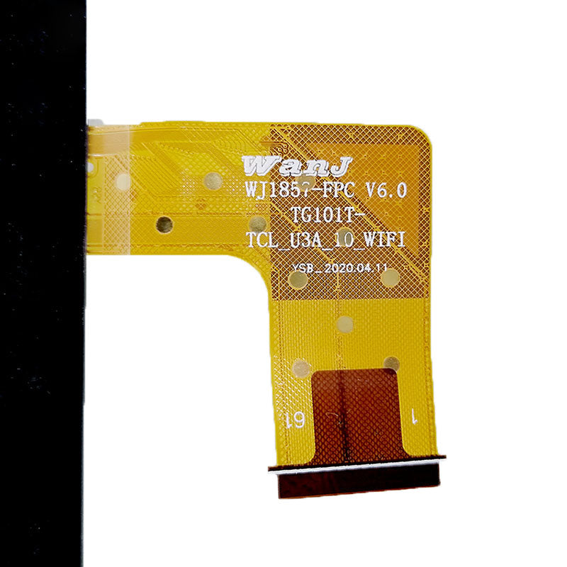 For TCL LT10 8182 flex ribbon cable number and connector close up