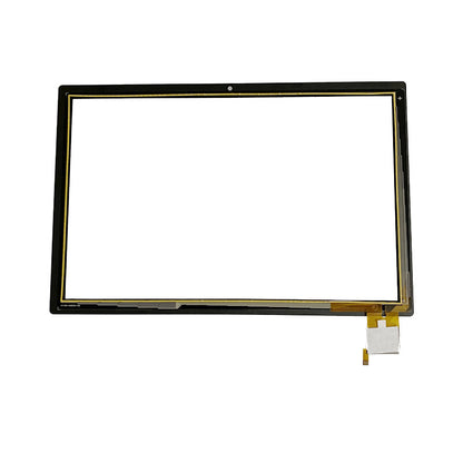 Back view of 10.1" touch glass for Teclast M40 with adhesive tape