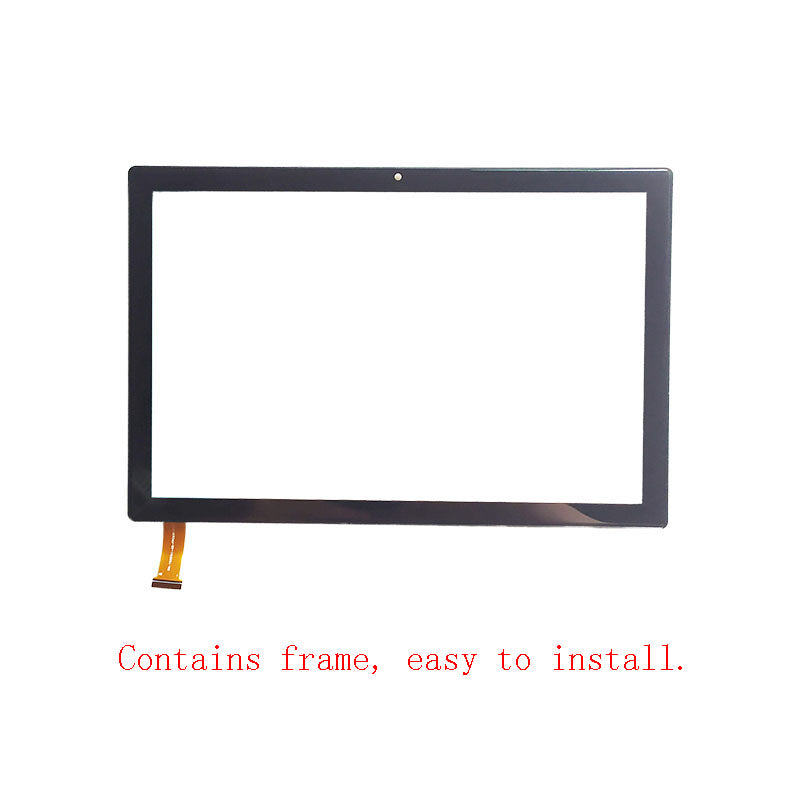 Rear side of the 10.1 inch touch screen digitizer for Teclast P20HD showing cable orientation