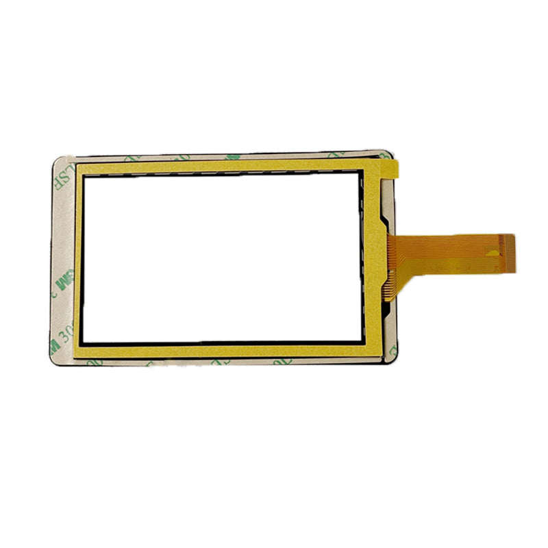 Back view of 4" touch glass for Tigerbox Touch with adhesive