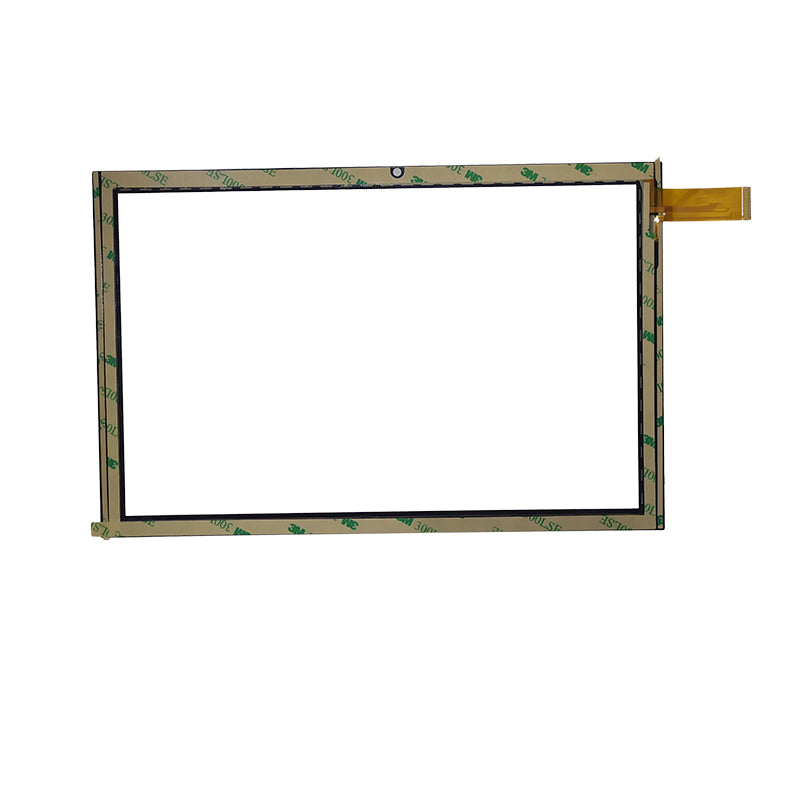 Rear side of the touch screen digitizer for VANKYO MatrixPad S10 showing cable orientation and layout