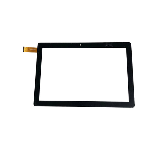 Front view of 10.1 inch touch screen digitizer glass for VANKYO MatrixPad Z4 tablet replacement.