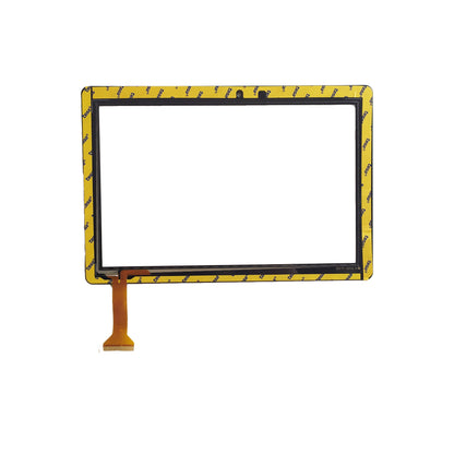 Back view of 10.1" touch glass for Vrecor V7S Pro with adhesive